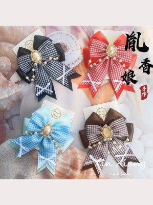 Country Style Bowknot Lolita Hair Clips *Buy 2 get 1 free* (AN24)